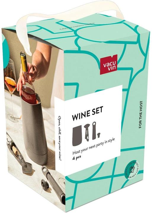 Immagine prodotto Vacu Vin Weinset Host Graphite 4-teilig