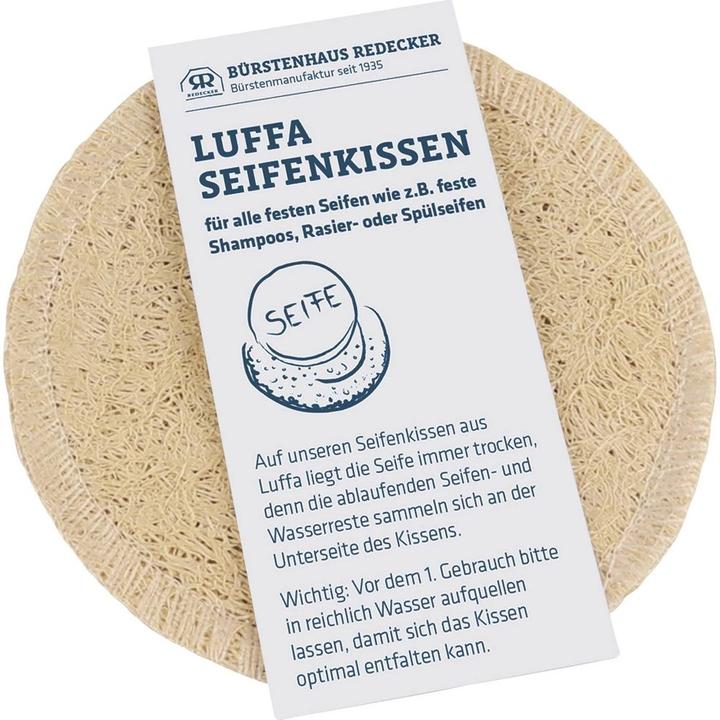 Immagine prodotto Bürstenhaus Redecker Cuscino per sapone Loofah ø 8,5 cm