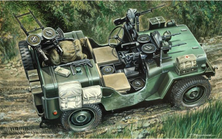 Image du produit Italeri Commando Car Jeep