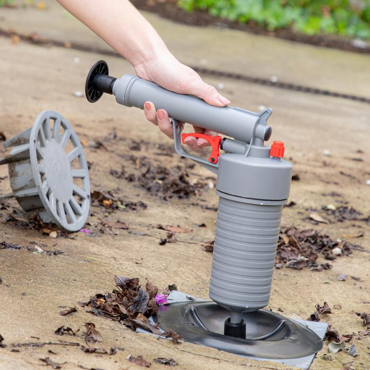 Produktbild InnovaGoods Universelle Pressluftpistole zur Abflussreiniung, mit Adaptern KlinGun