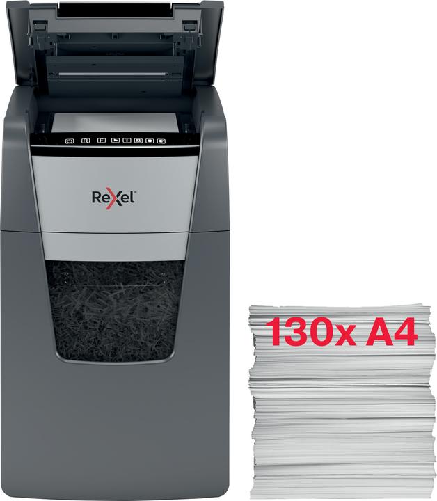 Immagine prodotto Rexel Trituratore Optimum AutoFeed+ 130X Taglio di particelle 4 x 28 mm 44 l Numero di fogli (max.): 130 (Taglio delle particelle)