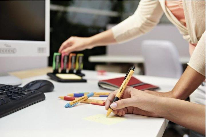 Produktbild STABILO pointball (Grün, Blau, Schwarz, Rot, 4 x)