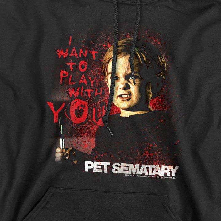Produktbild Pet Sematary I Want To Play Kapuzenpullover (M)