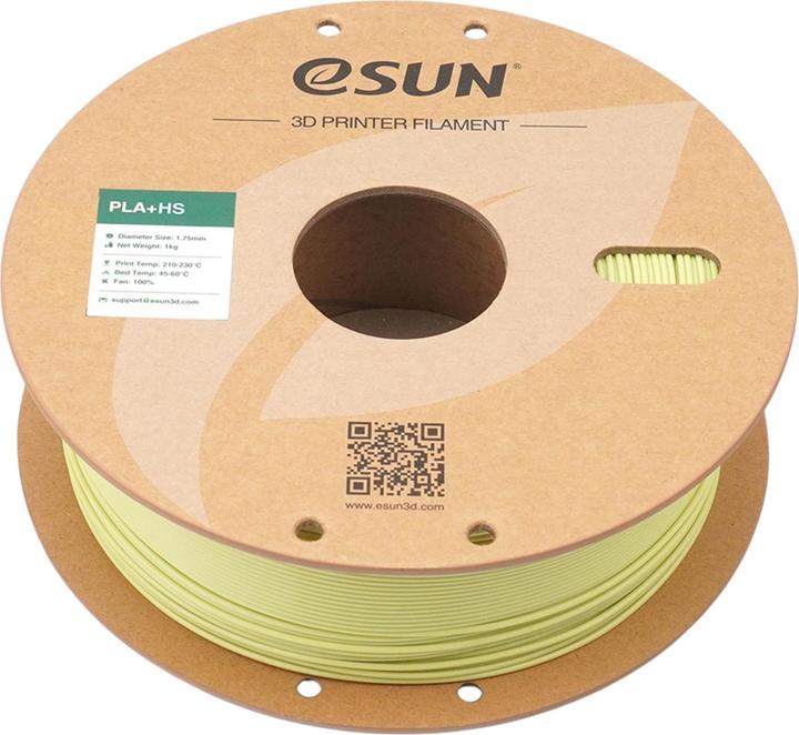 Actual product image eSUN Filament PLA+ High Speed Senf Grün 1.75mm 1000g (PLA, 1.75 mm, 1000 g)