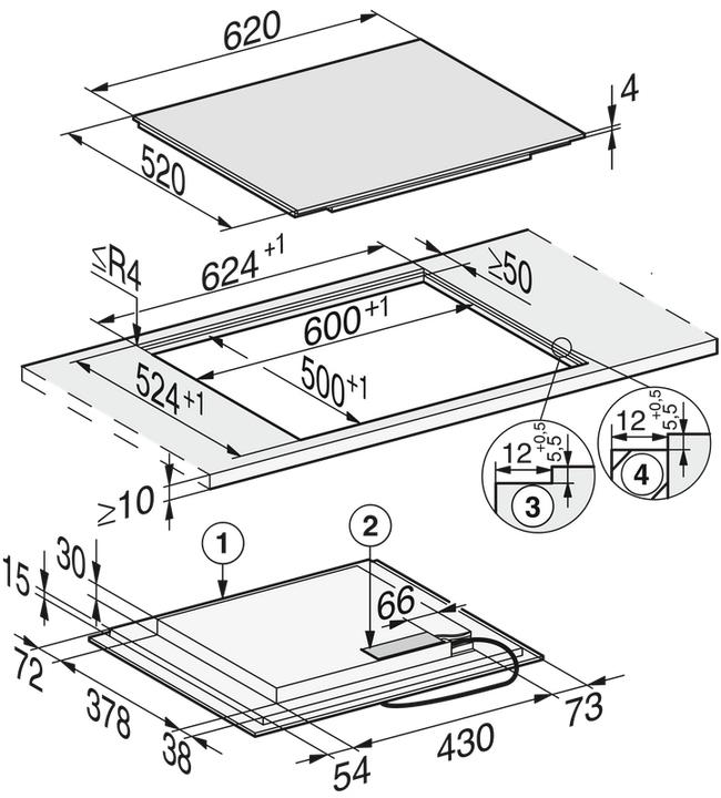 Produktbild Miele KM7466FL