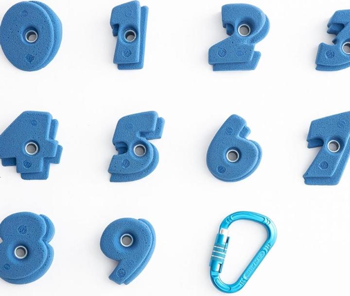 Entre Prises Klettergriffe Numbers (Blau)