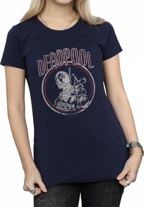 Produktbild Deadpool Vintage Circle TShirt (XXL)