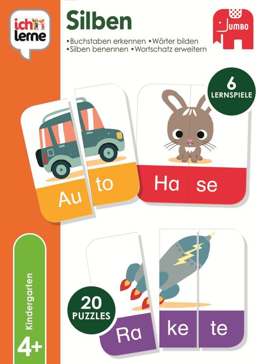 Produktbild Jumbo Ich lerne Silben (Deutsch, 4 - 7 Jahre)