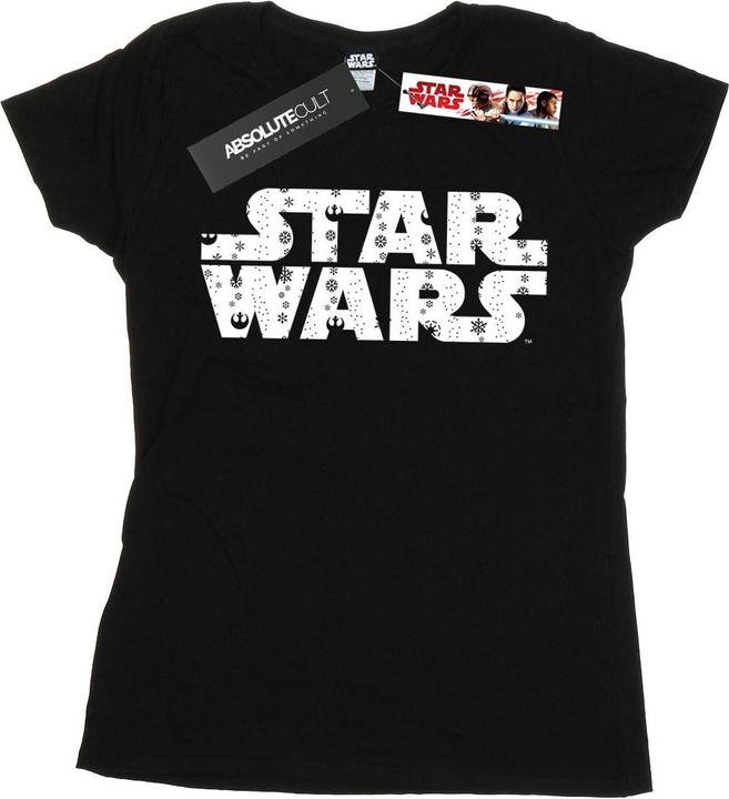Immagine prodotto Star Wars Christmas Logo Maglietta Donna (XL)
