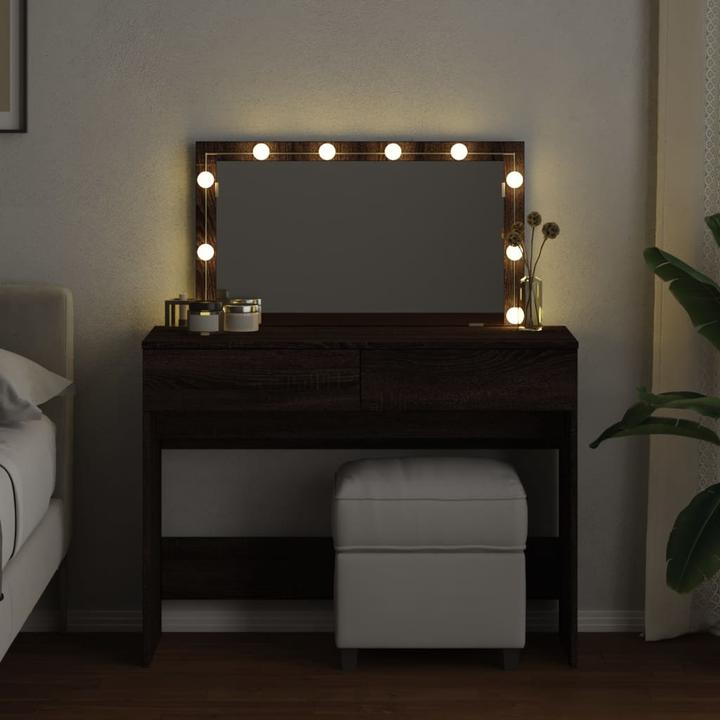 Image du produit VidaXL Coiffeuse avec LED (100 x 40 x 120 cm)