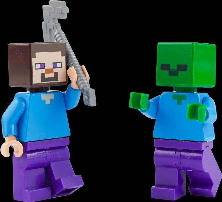 Actual product image LEGO Minecraft Mini-Set Steve, Alex & Zombie - NEU! Menge 1x