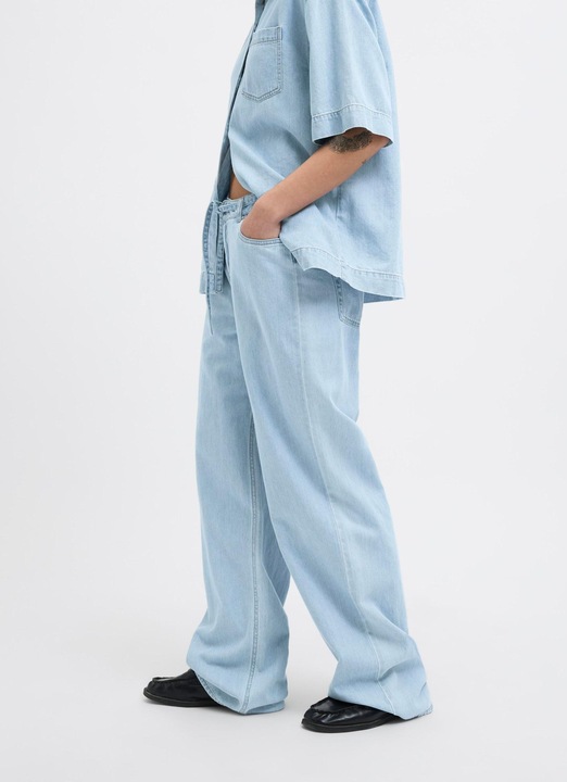Image du produit JJXX JXSURA WIDE MW LINEN BLEND JEANS DNM Weit geschnitten (26)