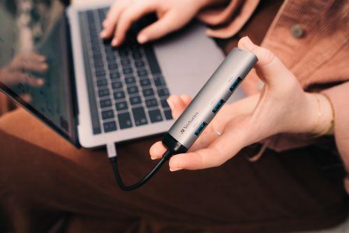 Actual product image Verbatim Multiport (USB-C, 4 ports)