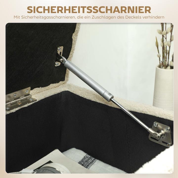 Image du produit Homcom Banc avec espace de rangement (95 cm)