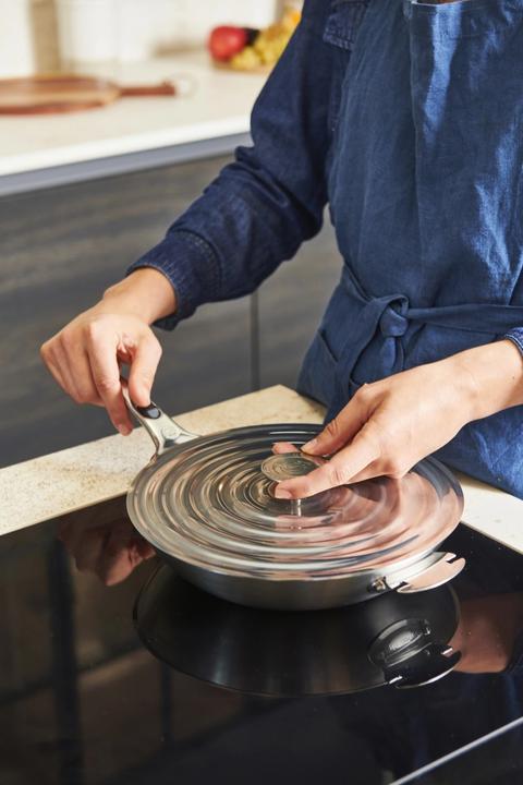 Actual product image Debuyer STAINLESS STEEL LID FOR PAN ø26-28 (28.90 cm, Metal)