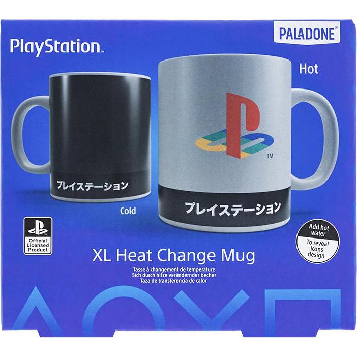Thumbnail - Paladone Products, Tasse, Playstation Heritage XL Heat Change Mug (300 ml)