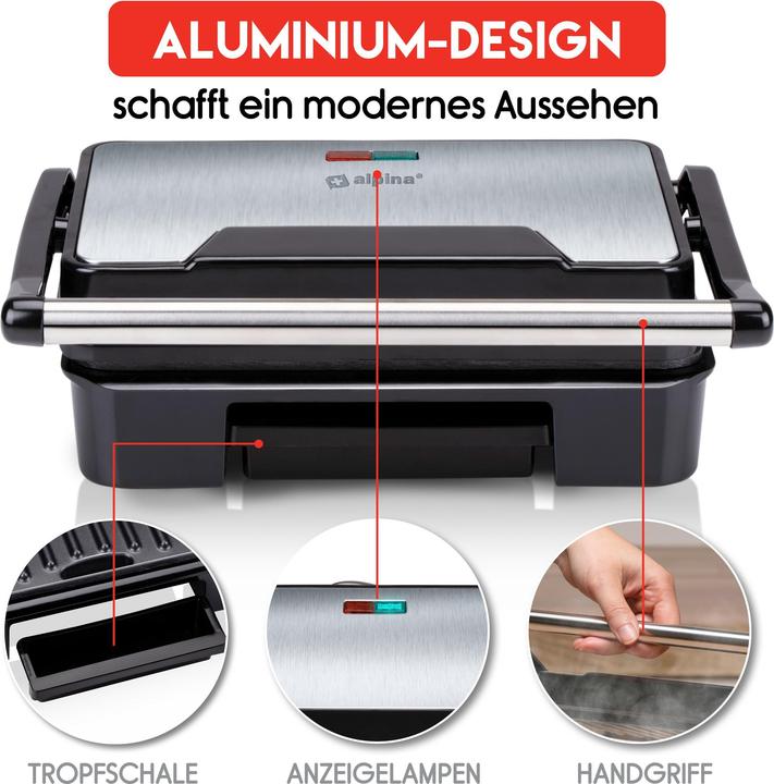 Actual product image alpina Panini maker