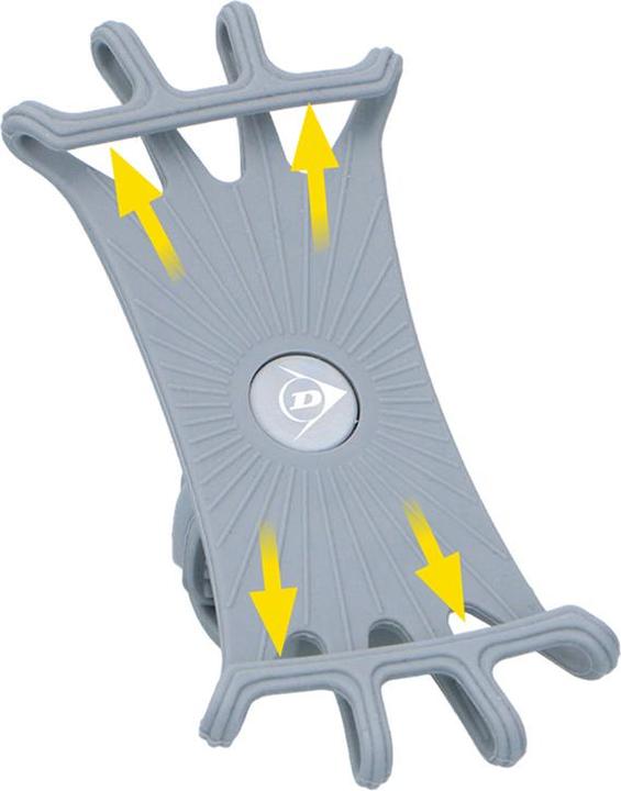 Produktbild Dunlop Fahrradtelefonhalter 10-15 cm drehbar (Schwarz)