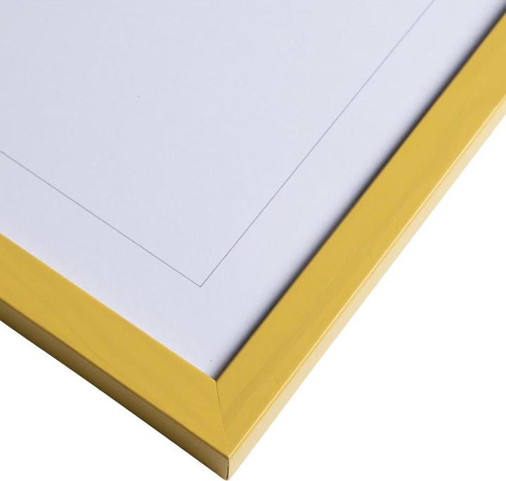 Actual product image Poster & Frame W 21 x L 29.7 cm - Egetrae - Gul (21 x 29.7 cm)