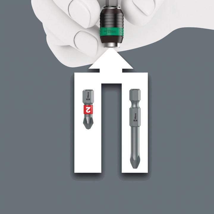 Immagine prodotto Wera Kraftform Kompakt 400 RA SHK Set 1 (Fessura croce Phillipps (PH), Chiave a brugola, Cacciavite a croce PZ)