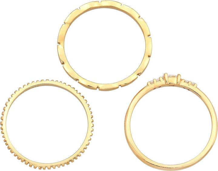 Immagine prodotto Elli Anello di cristallo, set di anelli (52, 925 Argento)