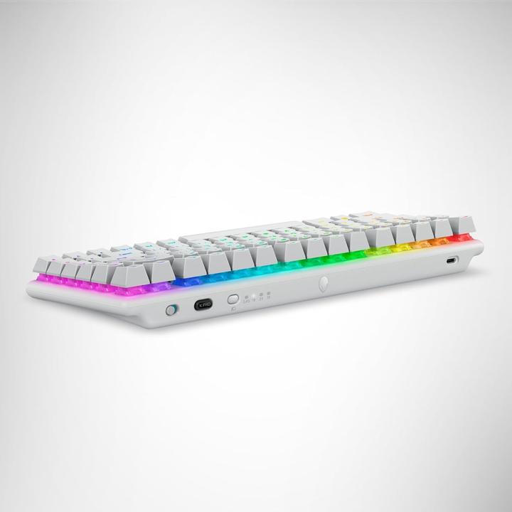 Actual product image Dell Alienware Pro Wireless Gaming Keyboard (USA, Cable, Wireless)