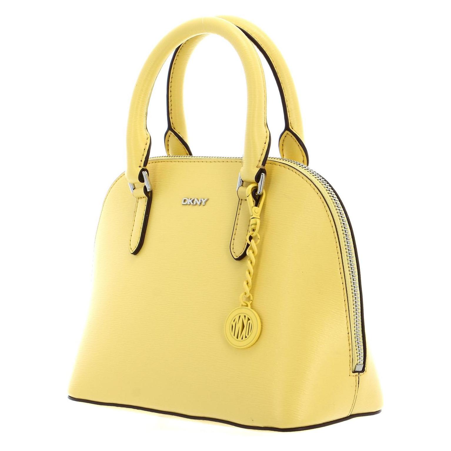 Dkny, Damen, Handtasche, Bryant Dome Satchel Bag, Gelb