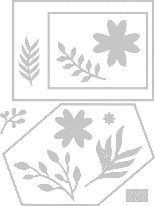 Image du produit Sizzix Thinlits Die Set 12PK Geo Floral Frame par Lisa Jones