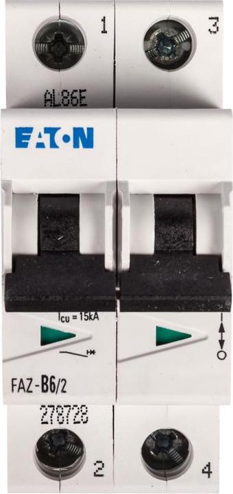 Produktbild Eaton Electric GmbH Leitungsschutzschalter FAZ-B6/2
