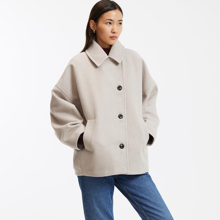 Actual product image La Redoute Collections Kurzmantel mit Knopfverschluss (38, M)