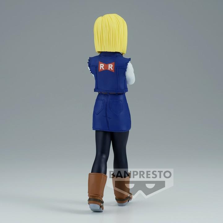 Actual product image Banpresto DRAGON BALL Z - C-18 - Figurine Solid Edge Works 17cm