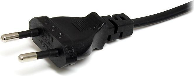 Actual product image StarTech 2m Laptop Power Cord Eu To C7 (2 m, CEE 7/16)