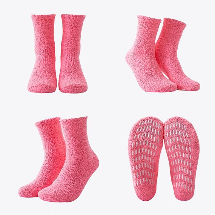 Actual product image Noya Damen Kuschelsocken, 5er Set, Anti-Rutsch, One Size (5-pack, One size)
