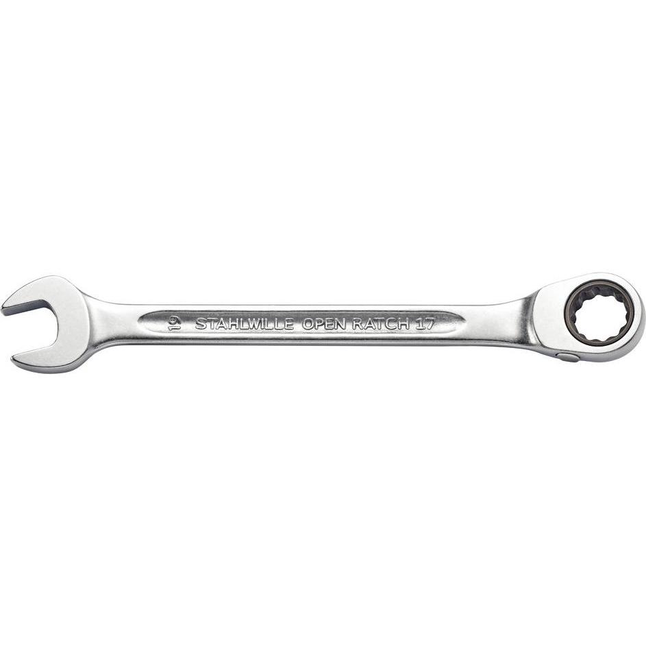 Stahlwille, Schraubenschlüssel, 41172121 17 21 GEWINKELT Ringratschenmaulschlüssel 21mm (21 mm)