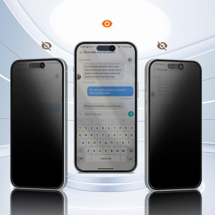 Actual product image Avizar OptiPrivacy Protector (1 pcs., Apple iPhone 16)