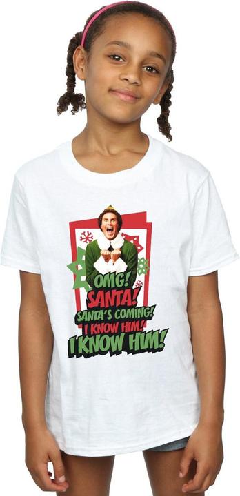 Immagine prodotto Elf OMG Santa Maglietta Ragazze (140, 146)