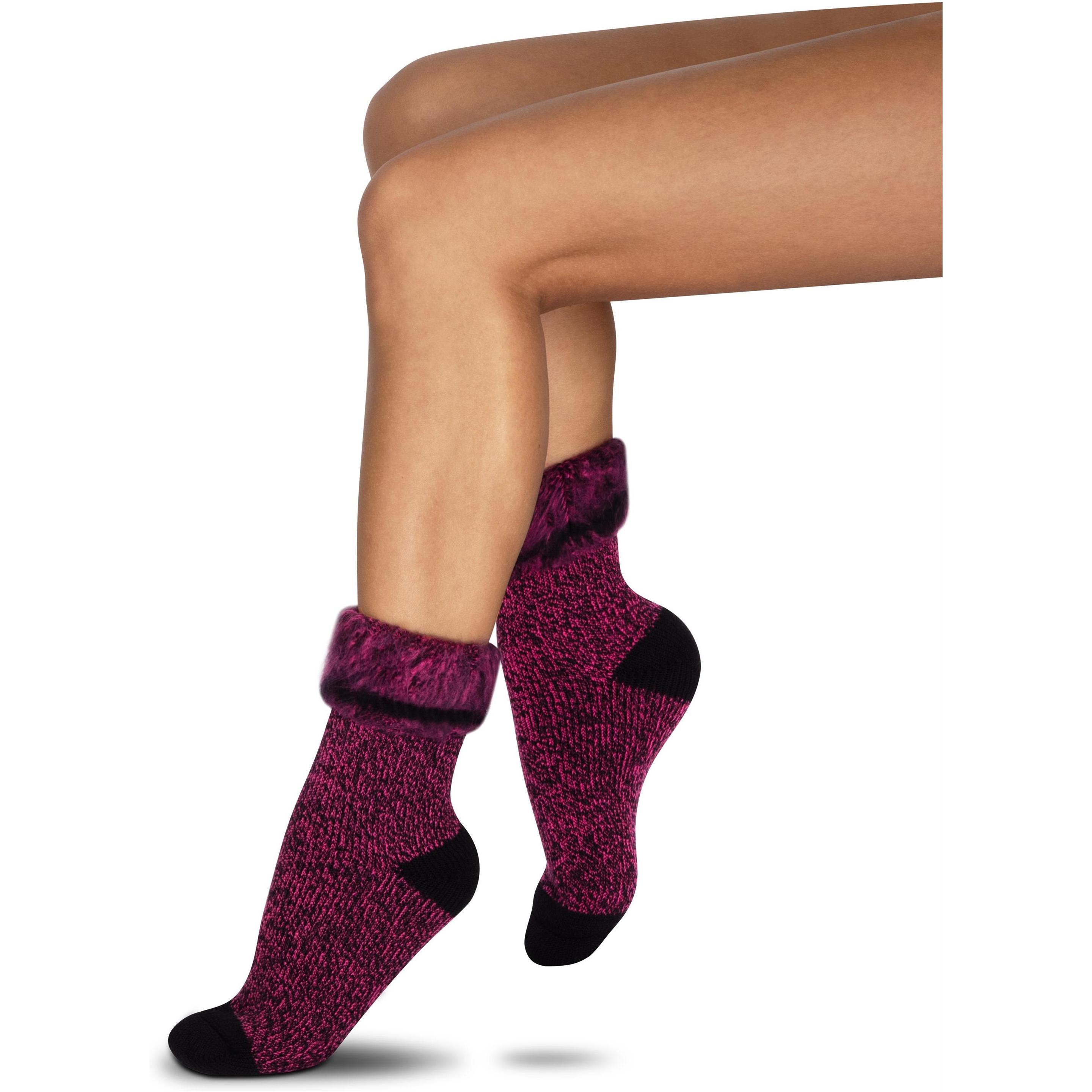 Thumbnail - Polar Husky, Herren, Socken, 1 Paar Wintersocken Extrem Hot, Pink, (Einzelpack, 39 - 42)