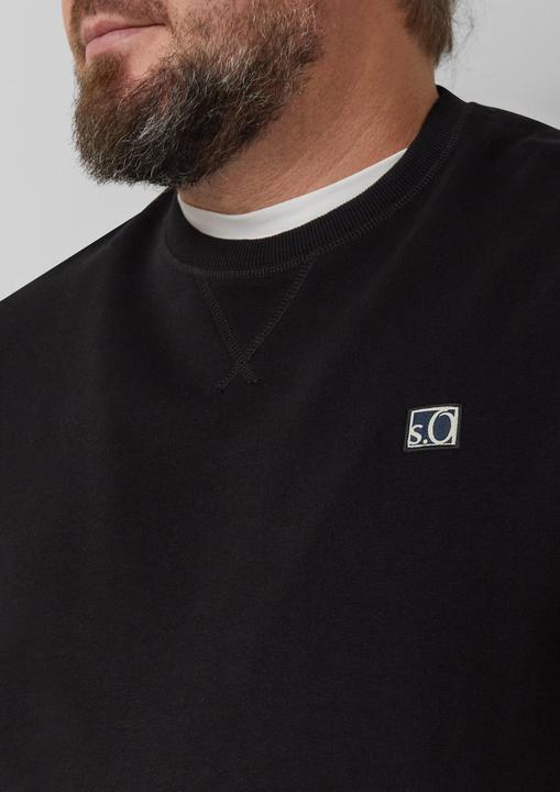 Produktbild s.Oliver Sweatshirt Sweatshirt aus Baumwollmix mit Crew Neck (5XL)