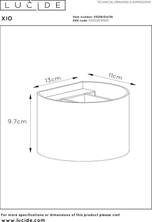 Produktbild Lucide Xio (350 lm, G9)