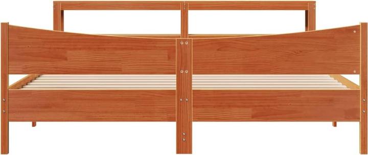 Actual product image vidaXL Bed with pine headboard (140 x 200)