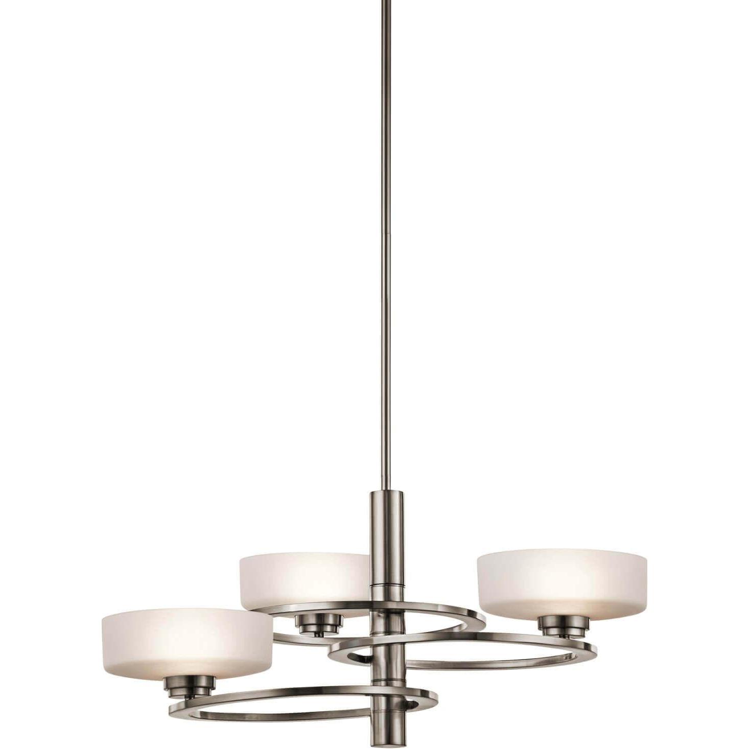 Elstead Lighting, Kronleuchter, Aleeka LED Kronleuchter G9 3-fach Klassisches Zinn (71.80 cm)