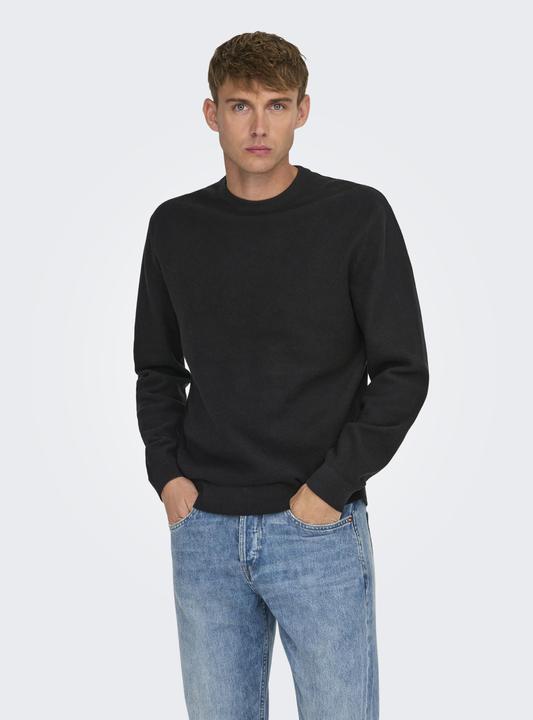 Produktbild Only & Sons Onstony Ds 12 Ls Waffle Crew Knit Noos (XL)