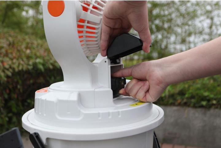 Produktbild Yard Force 20V Akku Sprühnebelventilator mit Akku 2.0 Ah undLadegerät