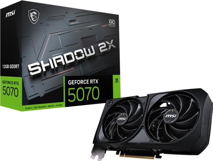 Image du produit MSI GeForce RTX 5070 12G Shadow 2X OC (12 Go)