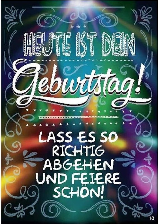 Produktbild Depesche Heute ist Dein Geburtstag. (1 Stk.)