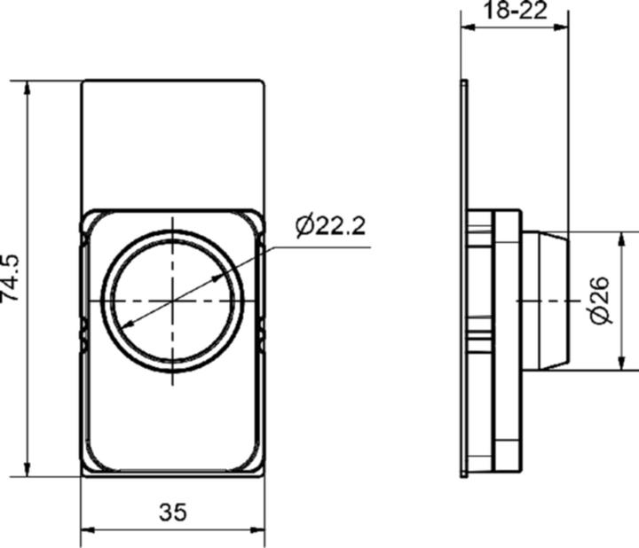 Produktbild Glutz Zylinderschutzeinsätze RZ 59300 (Türschildgarnitur)