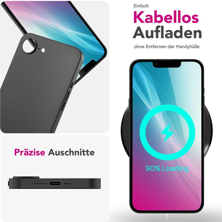 Produktbild Nalia Phantom - Extrem Dünn 0,3mm Schlank Matt & Elegant - Minimalistische Handyhülle (Apple iPhone 16e)