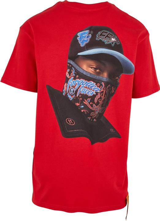 Produktbild Forgotten Faces Hooded Guy Oversize Tee city red L (L)