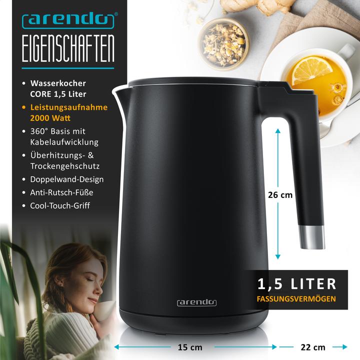 Produktbild Arendo Wasserkocher (1.50 l)