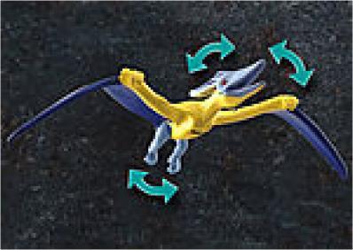 Image du produit Playmobil 70628 Ptéranodon attaque aérienne (70628, Dinosaures Playmobil)